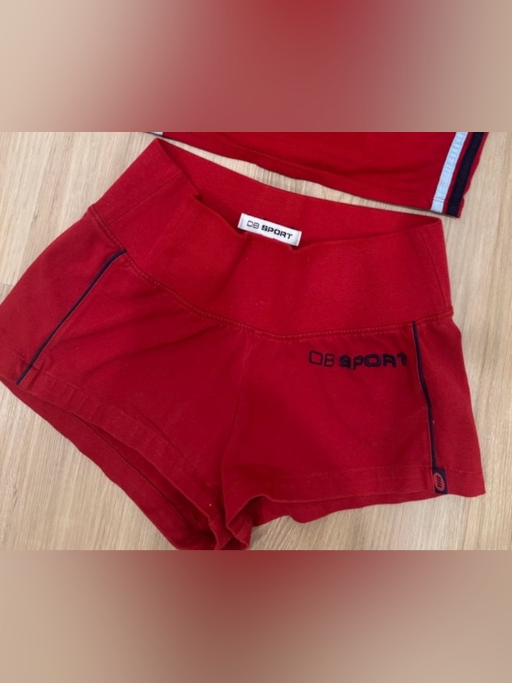Red dairy boy sport Shorts xs worn once washed on gentle hung to dry